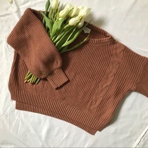 Terra Cotta Knit Sweater